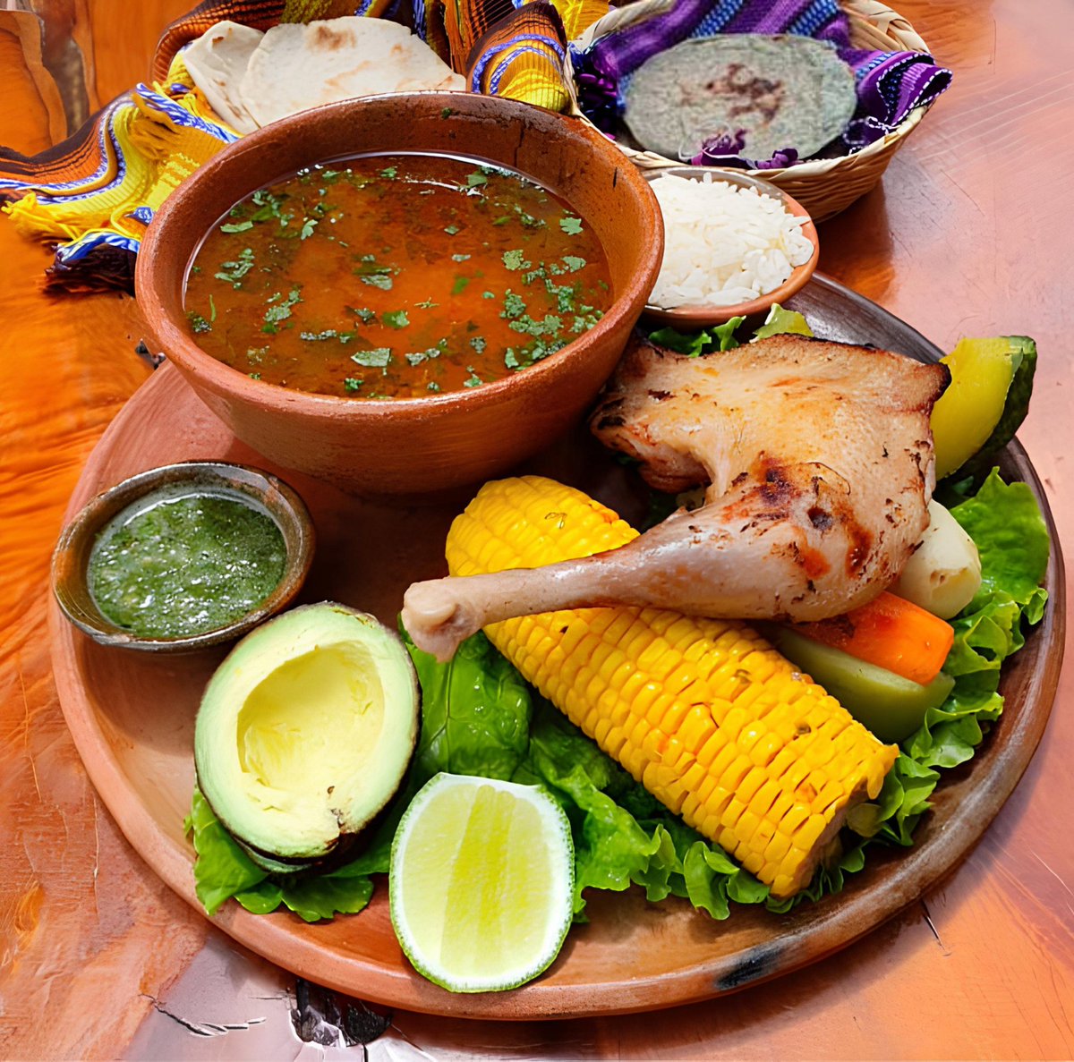 Caldo de Gallina Criolla