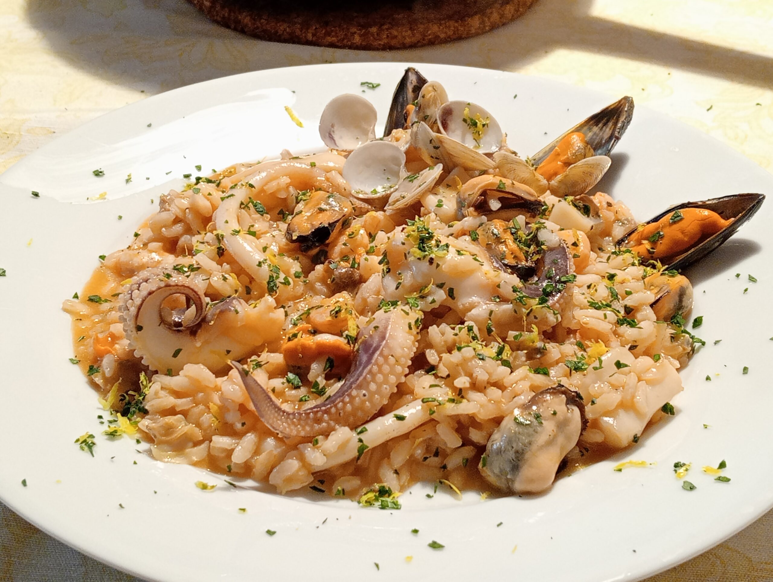 Risotto ai Frutti di Mare alla Pescatora
