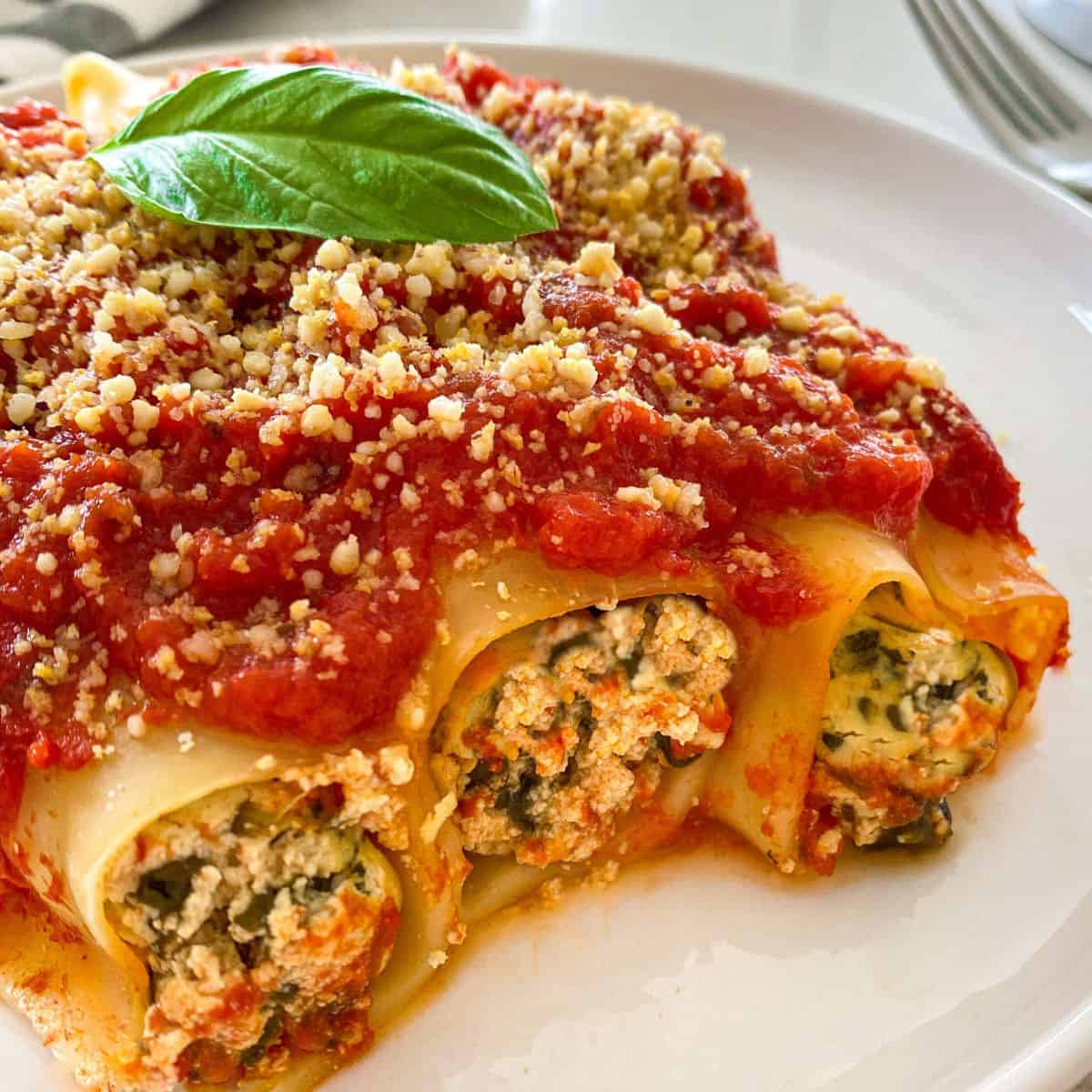 Cannelloni Ricotta e Spinaci