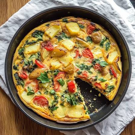 Frittata di Patate e Peperoni