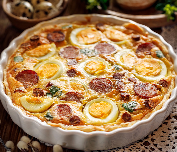Torta Salata con Salsiccia