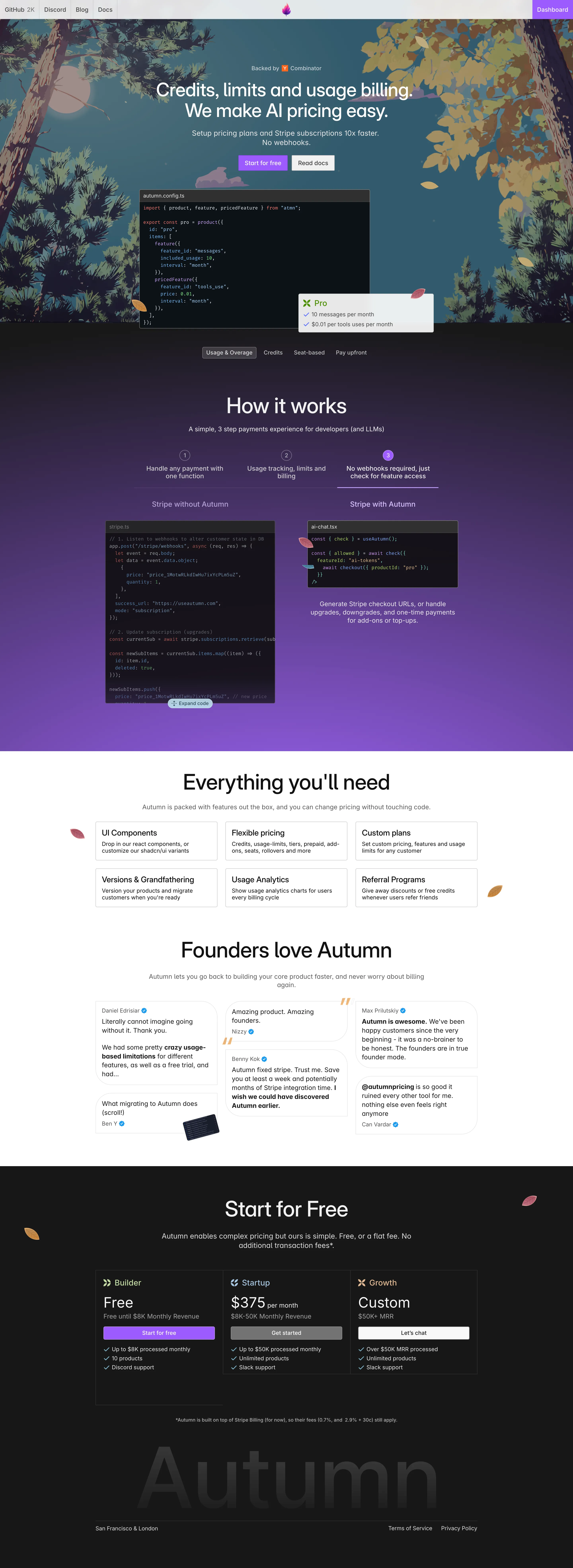 useautumn.com landing page screenshot