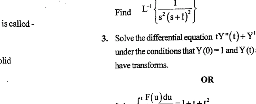 Diagram for Question