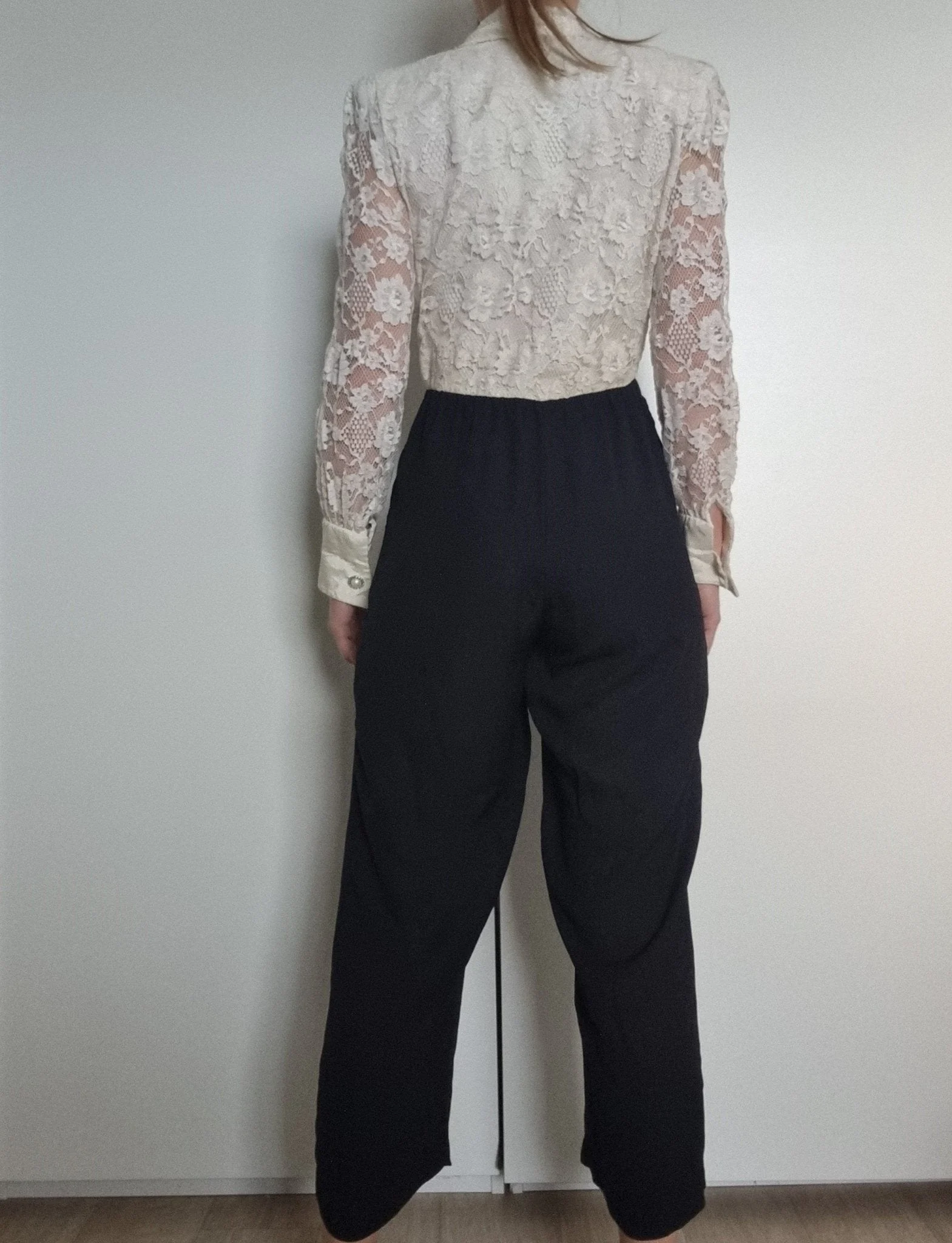 vintage-lace-jumpsuit-1970s-jr-nites-petite-by-caliendo-black-and-white-size-8-958445