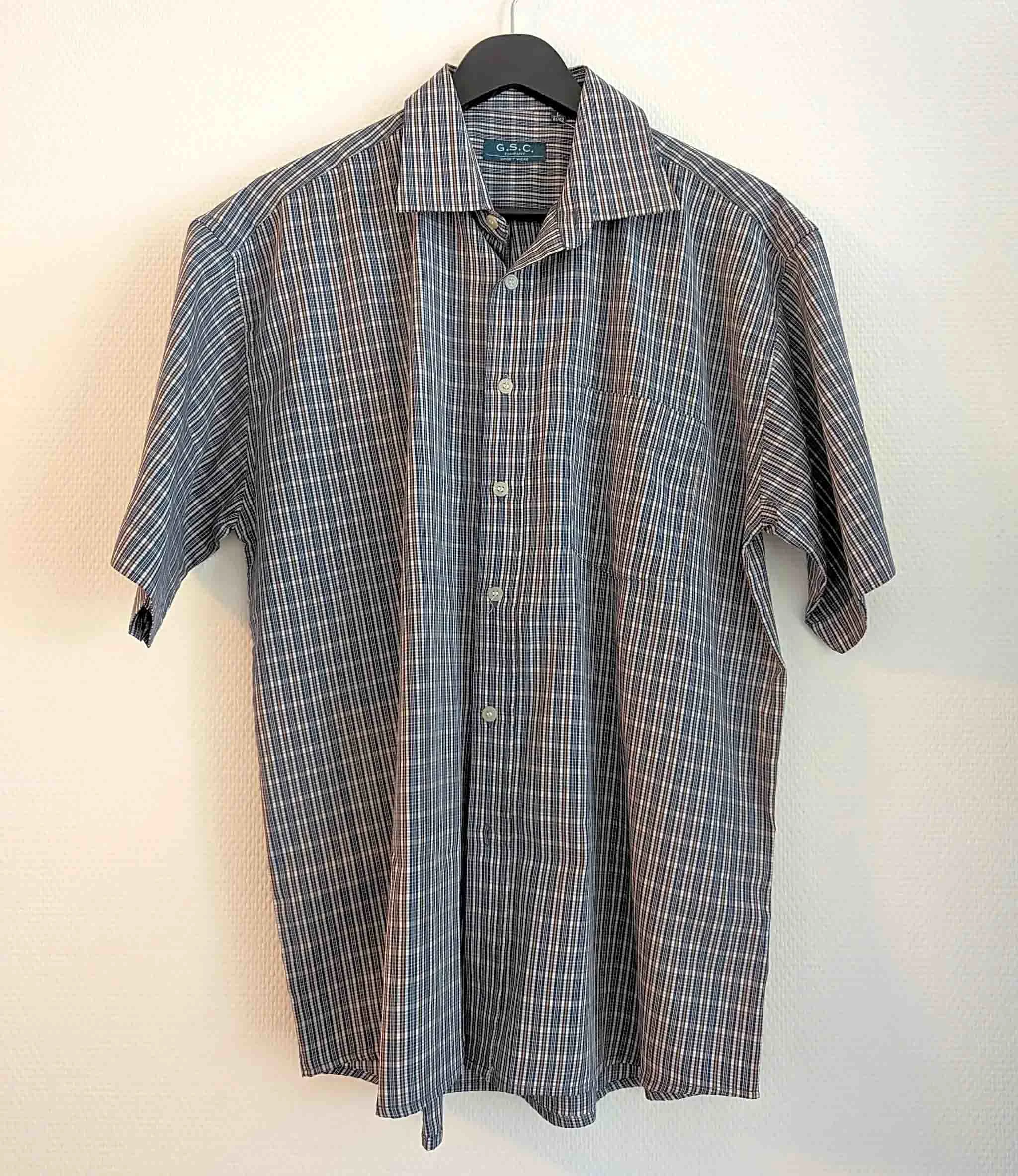 RetroGSCDarkBlueFormalBlouse