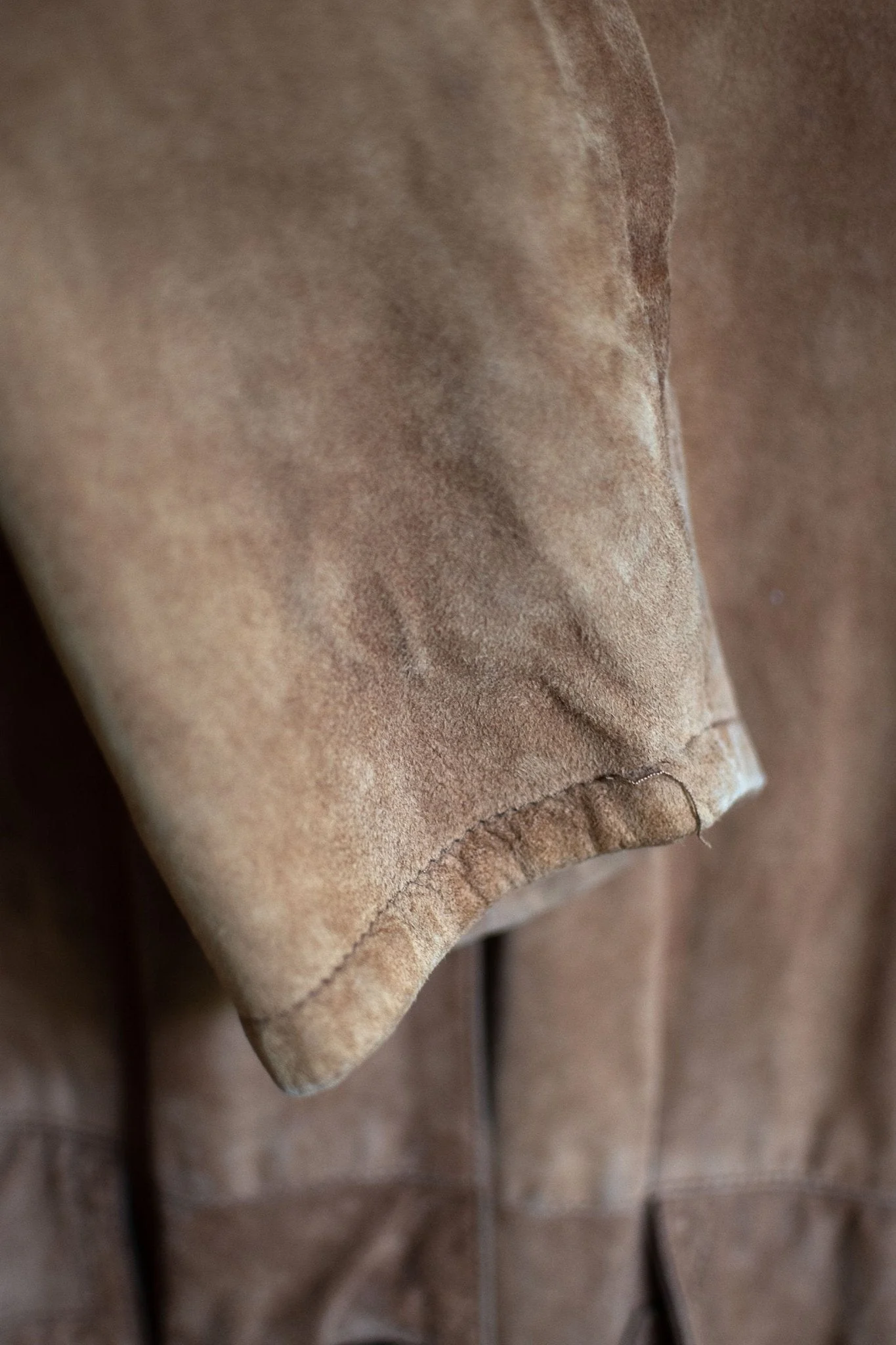 gorgeous-brown-suede-vintage-80s-leather-jacket-capsule-wardrobe-addition-made-in-italy-oversized-jacket-size-m-520755