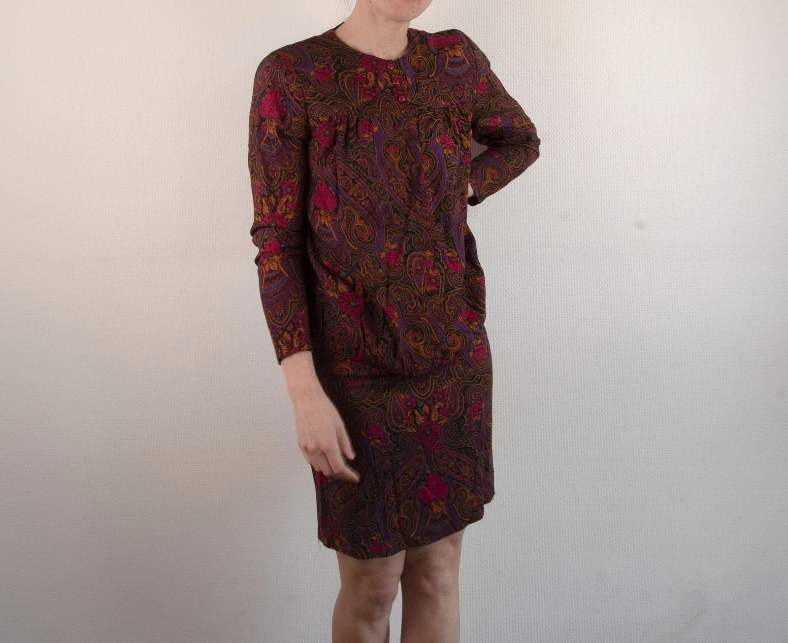 vintage-floral-longsleeve-bubbledress-70s-style-made-in-usa-size-8-370559