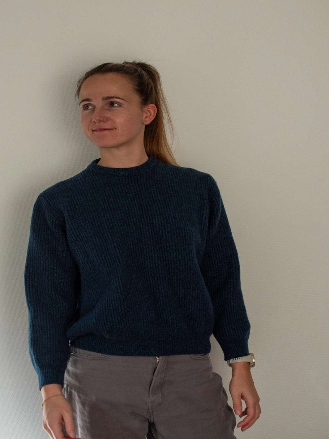Vintage 1970s Blue Wool Sweater | Fall Winter Wardrobe | Vintage Knitwear | Autumn Outfit | Made in Italy | Fall Capsule Wardrobe | Size 6