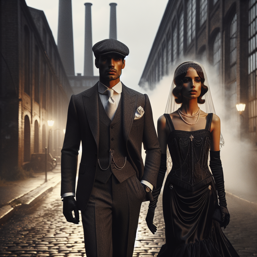 Costume trois pièces style Peaky Blinders pour mariage