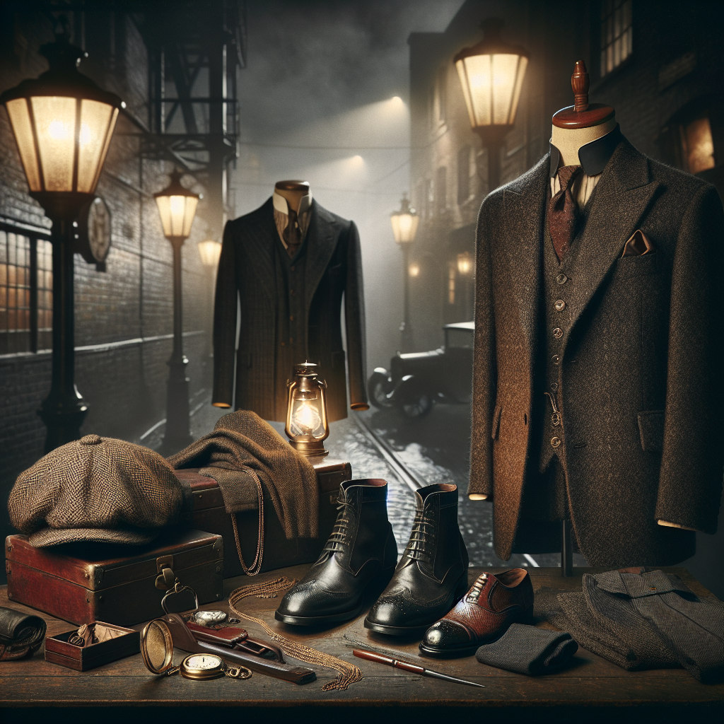 Costumes trois pièces Peaky Blinders pour style vintage