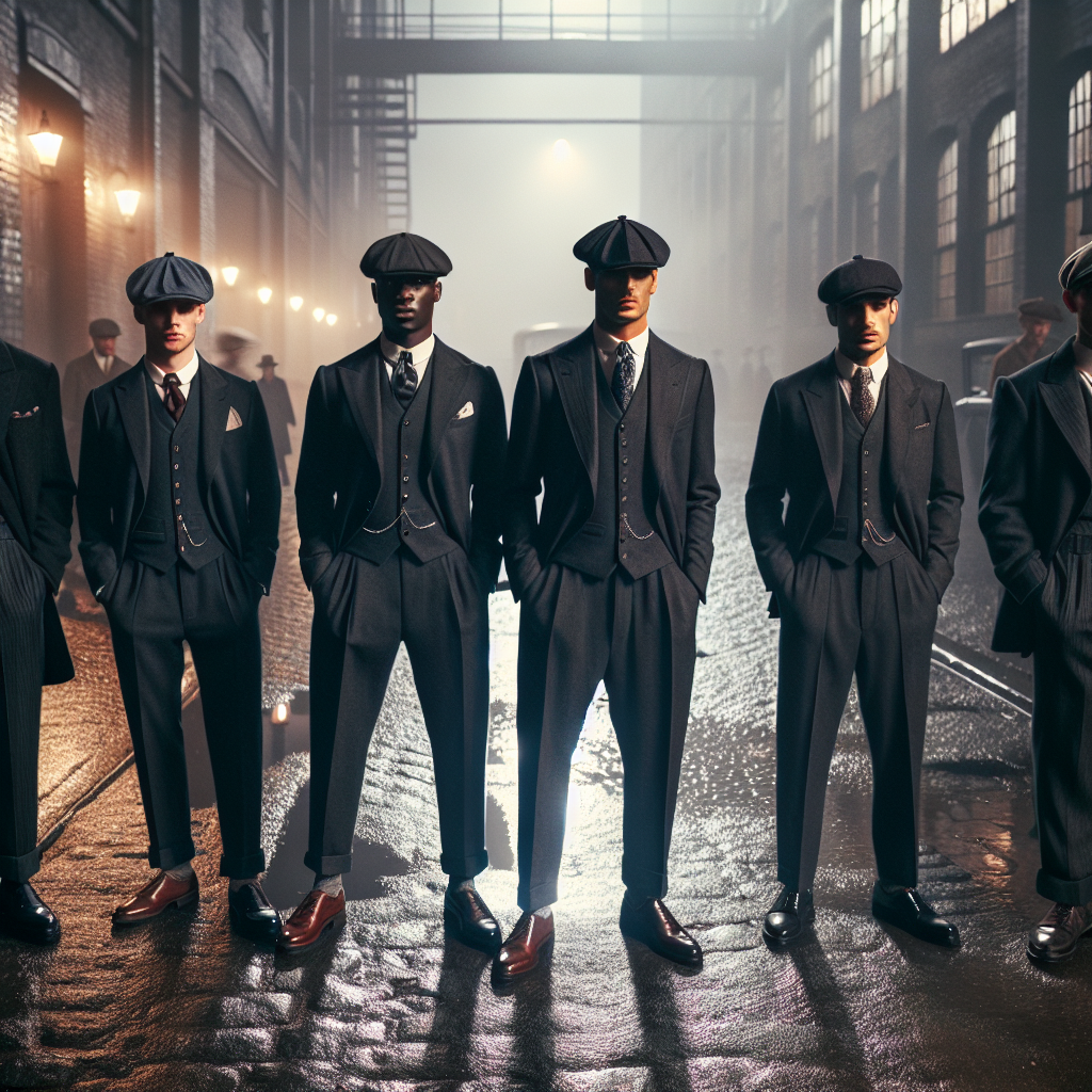 Costumes trois pièces Peaky Blinders pour look rétro spécial