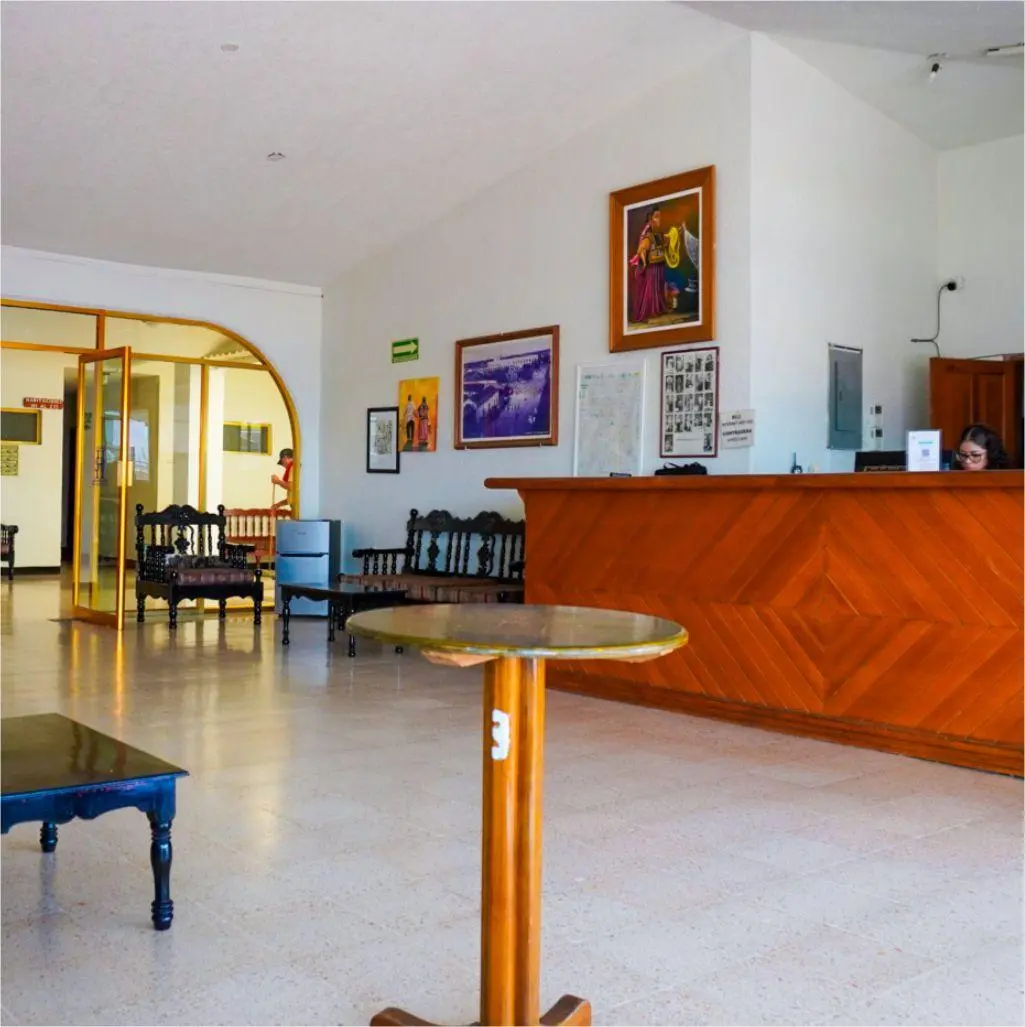Aréa de Recepción del hotel