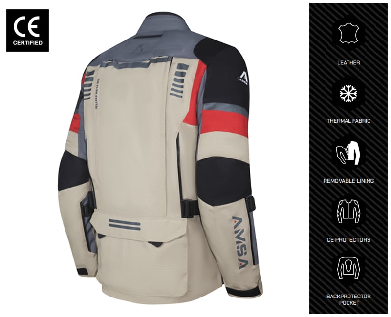 Textile Jacket view
