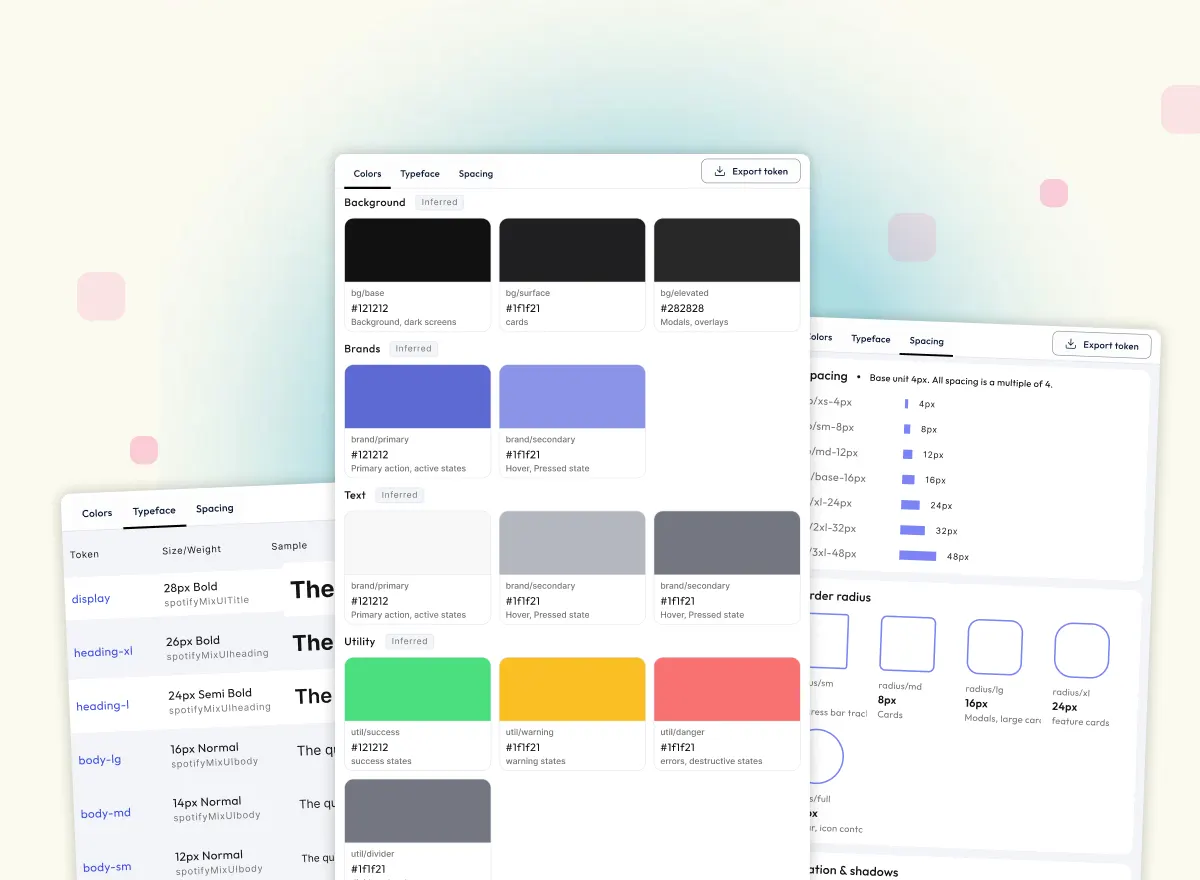 Extract design system from any website into a Tailwind Config
