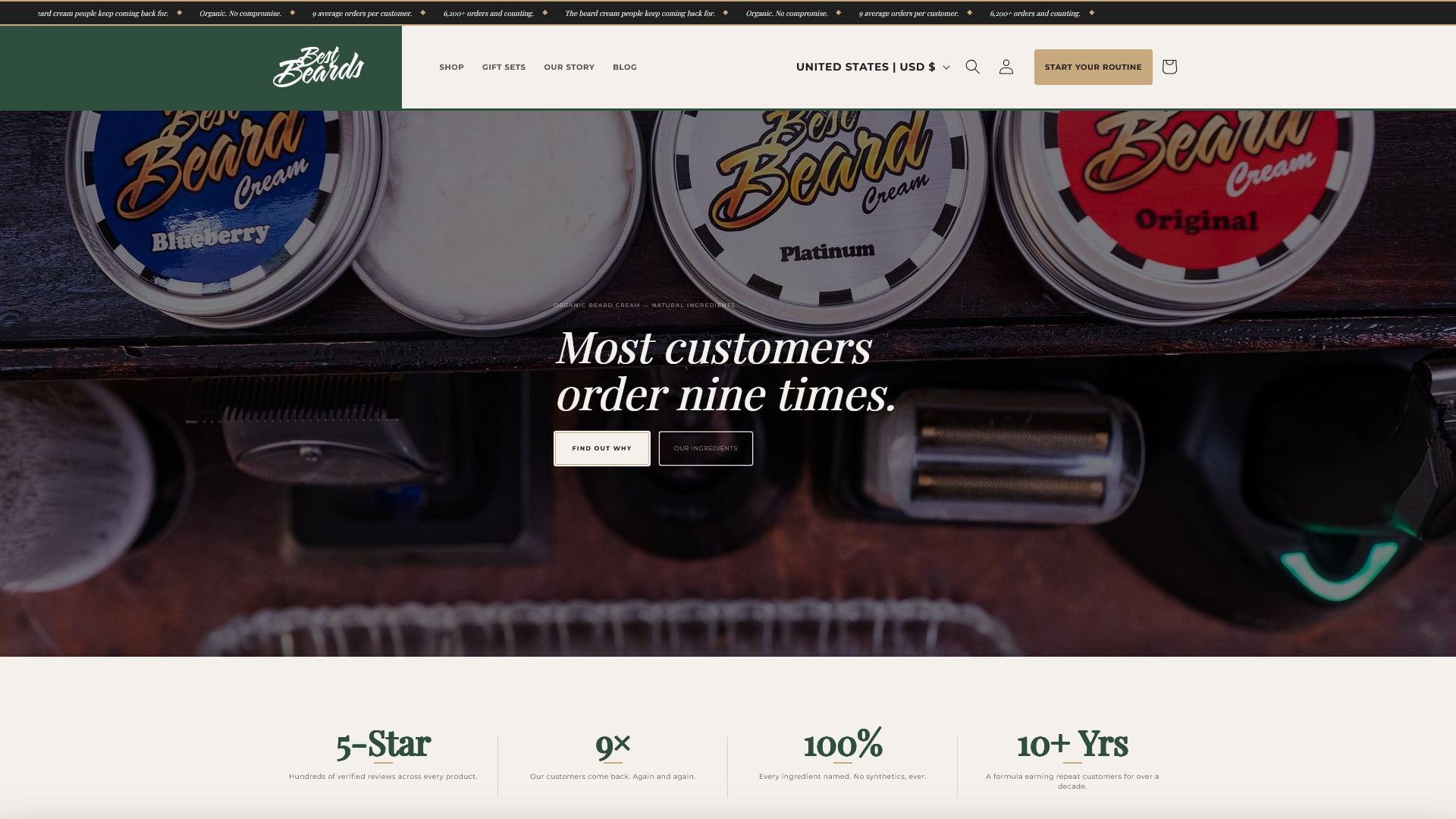 A site we built, shown at desktop width