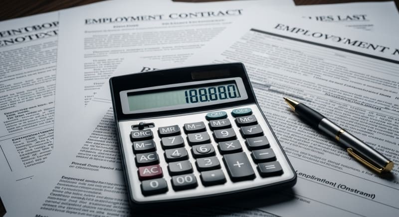 حساب الحقوق العمالية
