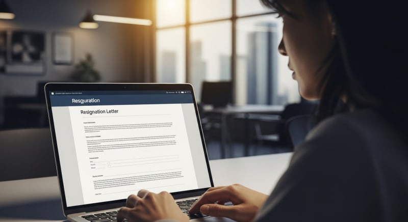 كيف تكتب استقالة