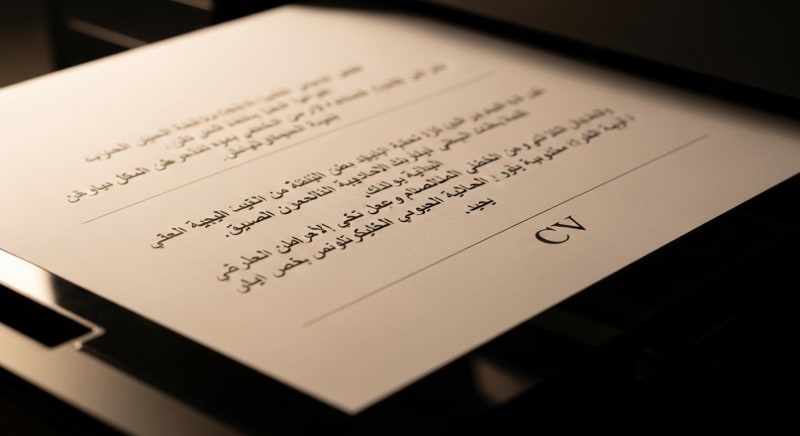 تحميل CV عربي