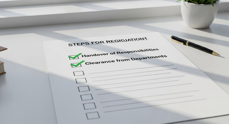 خطوات الاستقالة من العمل