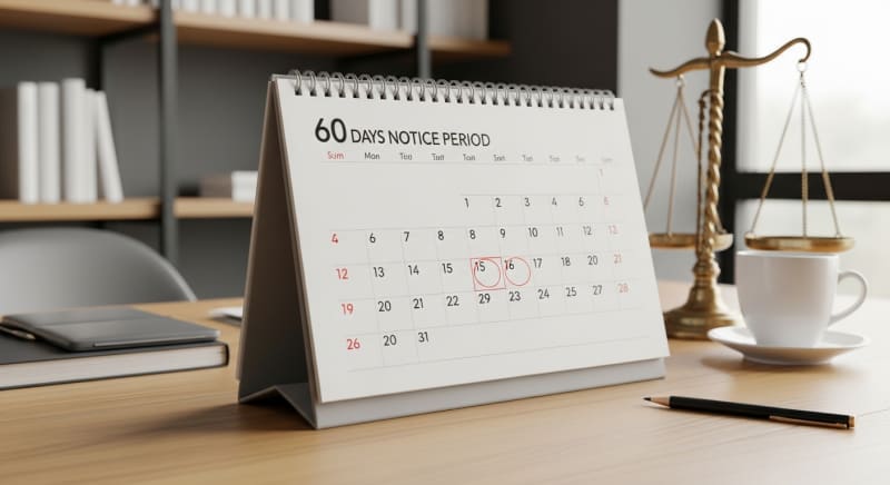 فترة الإنذار للقطاع الخاص