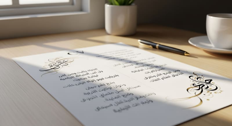تصميم سيرة عربية