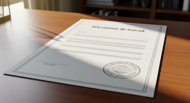 نموذج إشهاد بالعمل