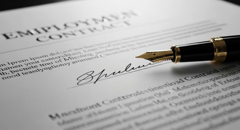 عقد عمل سعودي مدعوم من الموارد البشرية