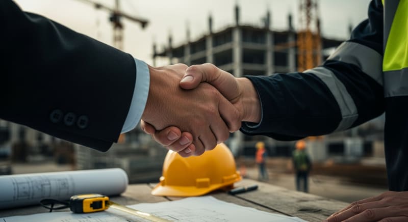 اتفاقية عمل بين مقاول وصاحب مشروع