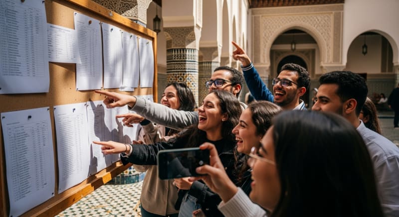 مرشحون يطلعون على نتائج مباراة التعليم والأمن