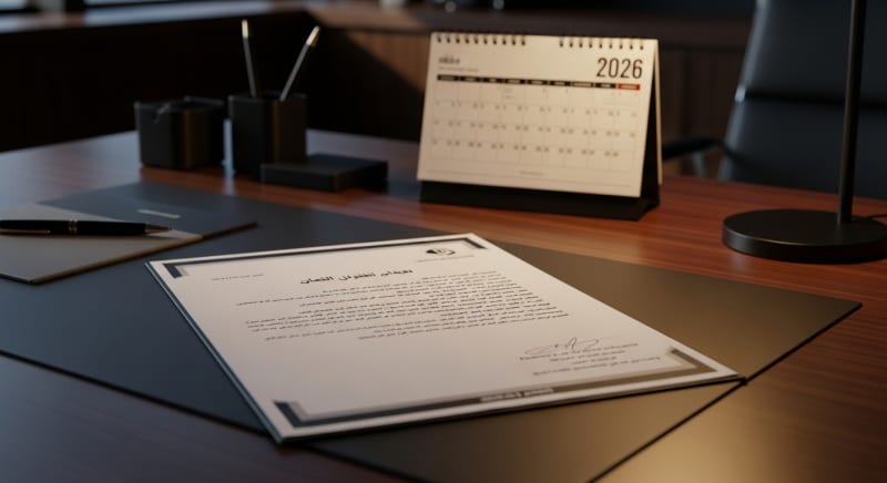 نموذج خطاب للموظفين جاهز للطباعة بصيغة وورد