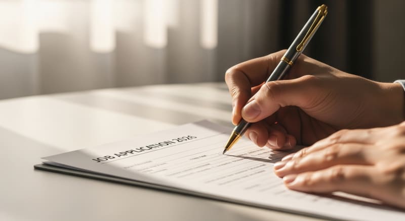 صيغة طلب توظيف بسيط المحدثة لعام 2026