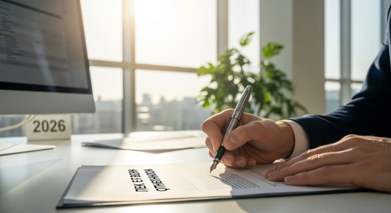 لقطة واقعية لكتابة خطاب تقديم طلب توظيف رسمي ومضاء