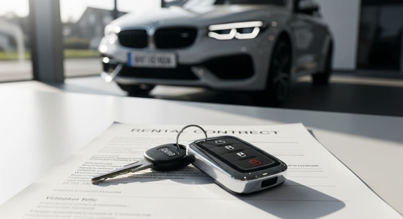 عقد كراء سيارة بالمغرب