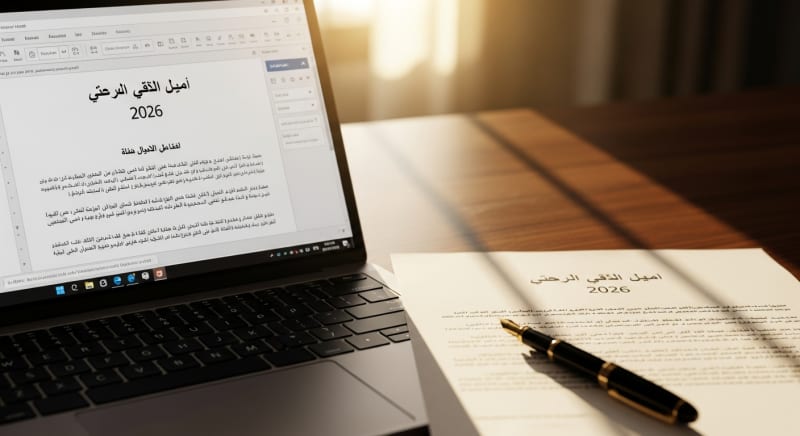 صيغة عقد عمل سعودي ورد المحدثة