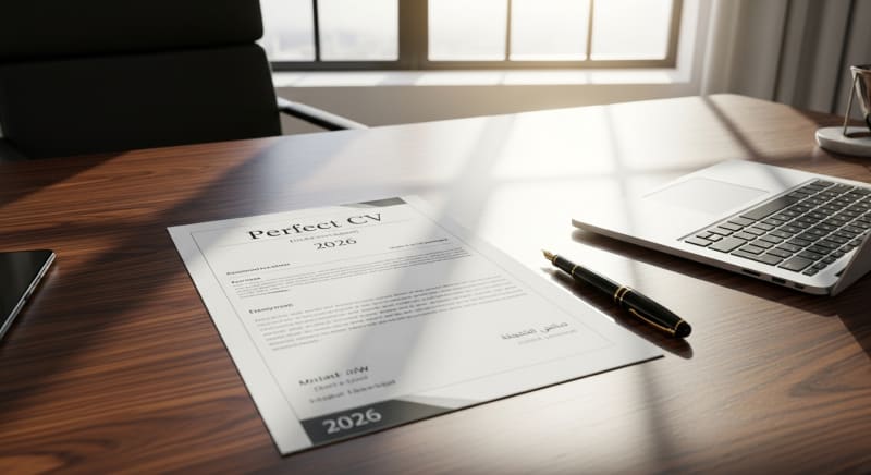 معاينة حقيقية لنموذج سيرة ذاتية احترافية لـ سيرة ذاتية مثالية