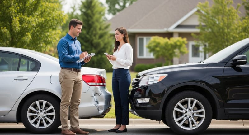 مطالبة تعويض حادث سير