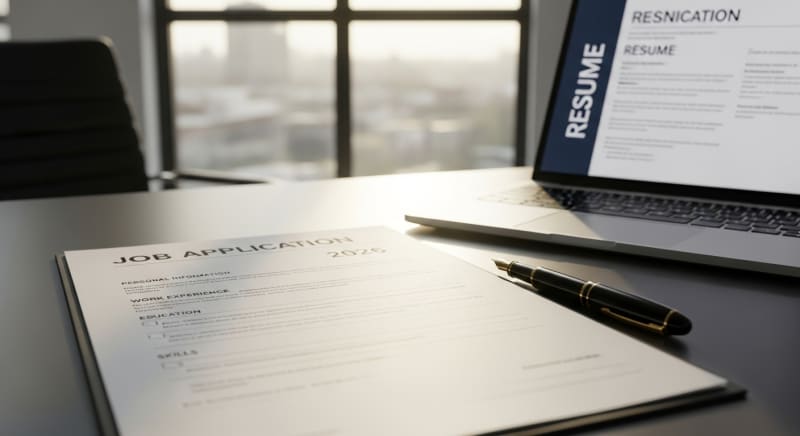 صيغة طلب توظيف بالانجليزي المحدثة