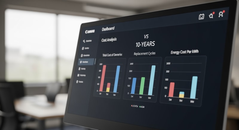 LiFePO4 vs AGM battery solar - performance testing and validation 2026