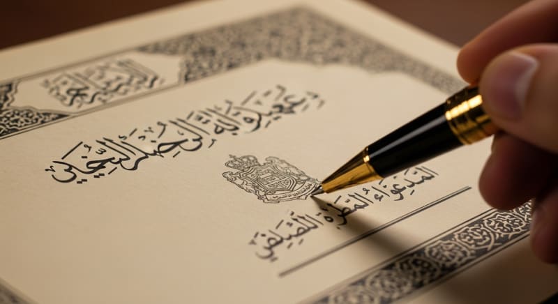 توقيع عقد بعد الحصول على استشارة قانونية تجارية دقيقة.
