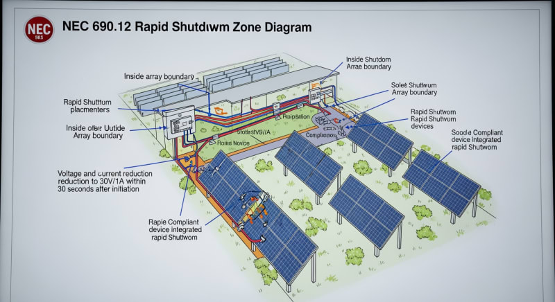 solar rapid shutdown requirements - engineering architecture diagram 2026