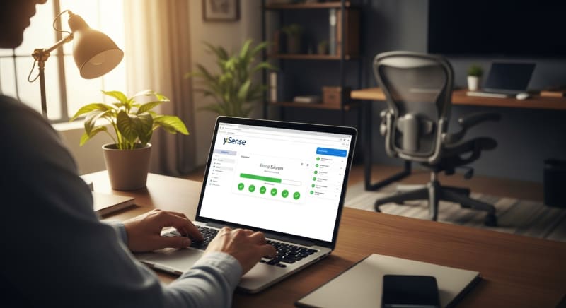 طريقة التسجيل في ySense للمبتدئين