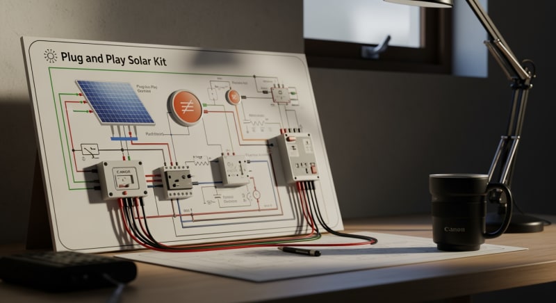 plug and play solar kit - engineering architecture diagram 2026