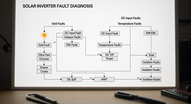 solar inverter error codes - engineering architecture diagram 2026