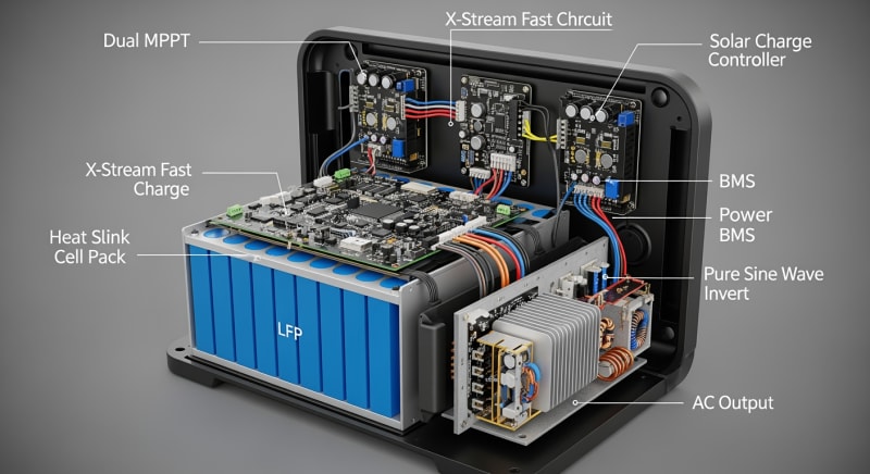 EcoFlow DELTA Pro review - engineering architecture diagram 2026