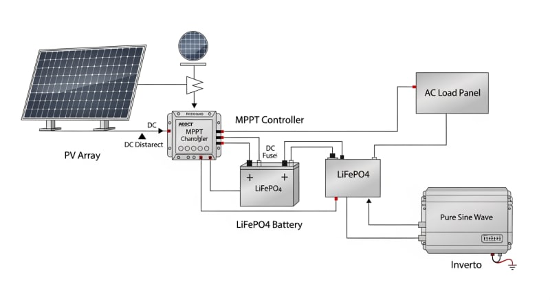 diy solar kits - engineering architecture diagram 2026