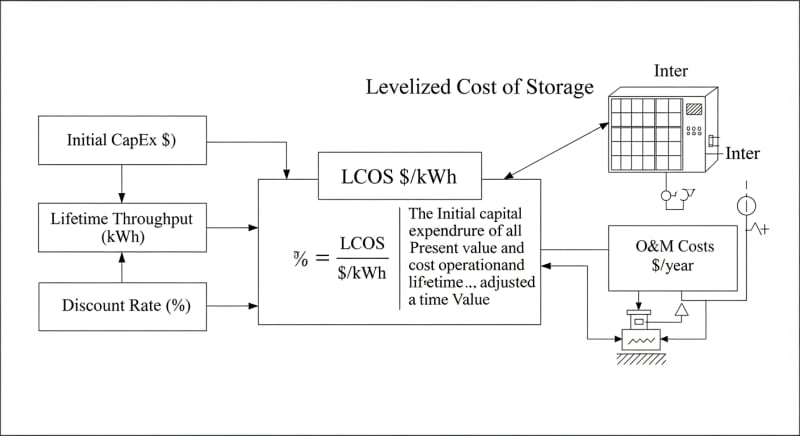 solar battery cost - engineering architecture diagram 2026