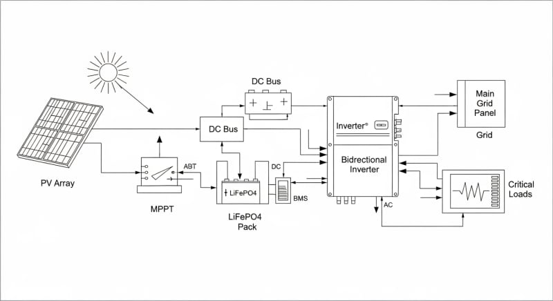 power storage solutions - engineering architecture diagram 2026