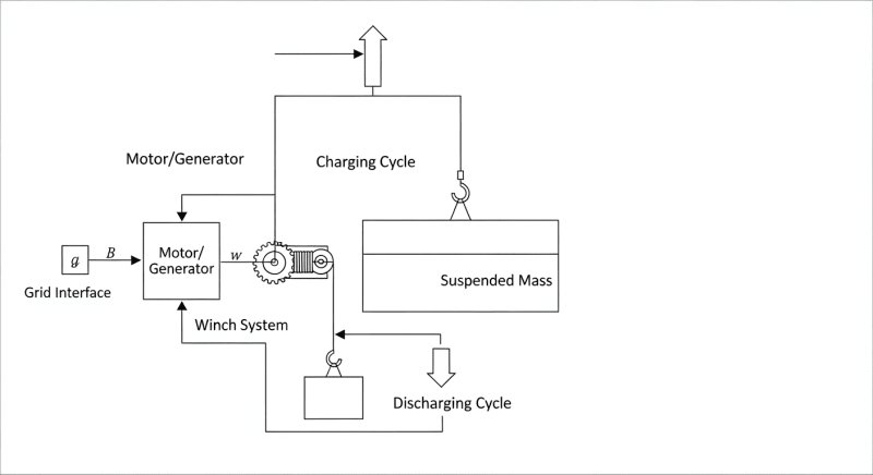 gravity energy storage - engineering architecture diagram 2026