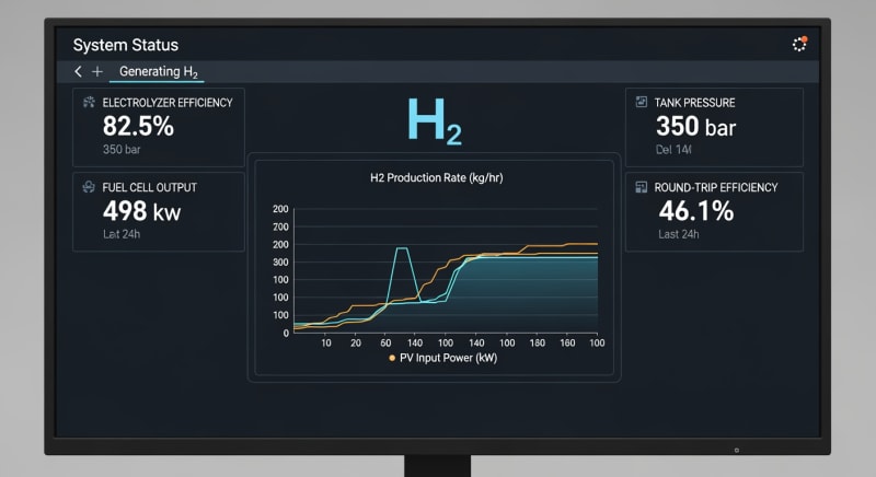 hydrogen energy storage - performance testing and validation 2026