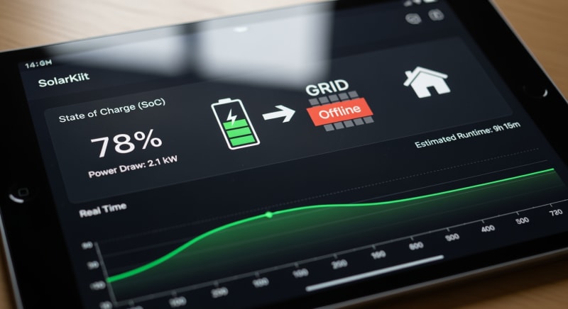 emergency backup solar power system - performance testing and validation 2026